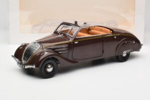 Peugeot 402 Eclipse Schokolade Norev 1:18 184873 Metall — Bild 12 von 12