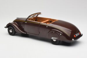 Peugeot 402 Eclipse Schokolade Norev 1:18 184873 Metall — Bild 9 von 12