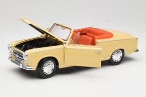 Peugeot 403 Cabriolet Sandgelb Solido 1:18 8165 Metall — Bild 2 von 8
