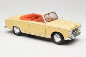 Peugeot 403 Cabriolet Sandgelb Solido 1:18 8165 Metall — Bild 6 von 8