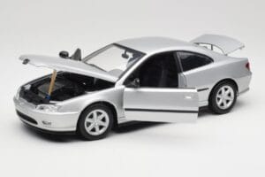 Peugeot 406 Coupe Silber Gate 1:18 01024 Metall — Bild 2 von 8