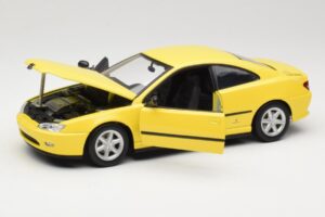 Peugeot 406 Coupe Gelb Gate 1:18 01022 Metall — Bild 2 von 8