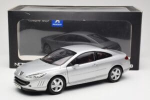 Peugeot 407 Coupe Silber Norev 1:18 184747 Metall — Bild 8 von 8