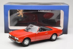 Peugeot 504 Cabriolet Rot Norev 1:18 184754 Metall — Bild 8 von 8