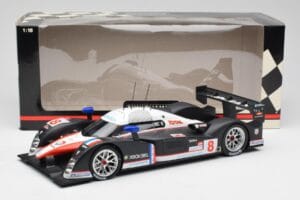 Peugeot 908 HDi LMP1 #8 S. Sarrazin / P. Lamy / S. Bourdais 24 Hours of Le Mans 2nd 2007 Minichamps 1:18 150071208 Metall — Bild 6 von 6