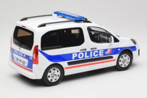 Peugeot Partner Police Blau Norev 1:18 184891 Metall — Bild 2 von 6
