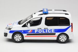 Peugeot Partner Police Blau Norev 1:18 184891 Metall — Bild 3 von 6