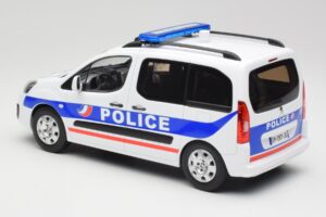 Peugeot Partner Police Blau Norev 1:18 184891 Metall — Bild 5 von 6