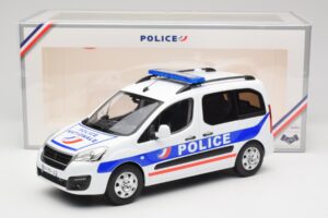 Peugeot Partner Police Blau Norev 1:18 184891 Metall — Bild 6 von 6