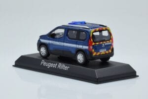 Peugeot Rifter Gendarmerie Otremer Blau Norev 1:43 479064 Metall — Bild 3 von 4
