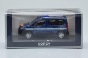Peugeot Rifter Gendarmerie Otremer Blau Norev 1:43 479064 Metall — Bild 4 von 4