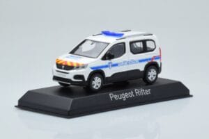 Peugeot Rifter Police Municipale Weiß Norev 1:43 479067 Metall — Bild 2 von 4