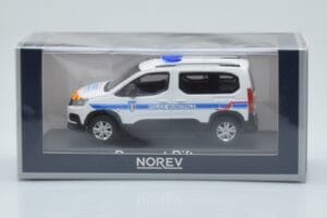 Peugeot Rifter Police Municipale Weiß Norev 1:43 479067 Metall — Bild 4 von 4
