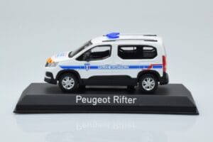 Peugeot Rifter Police Municipale Weiß Norev 1:43 479067 Metall