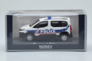 Peugeot Rifter Police Nationale Weiß Norev 1:43 479065 Metall — Bild 4 von 4