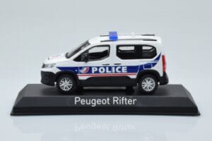 Peugeot Rifter Police Nationale Weiß Norev 1:43 479065 Metall