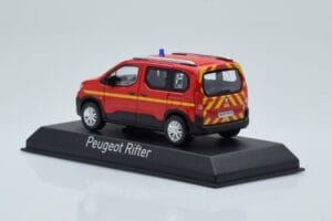 Peugeot Rifter Pompiers Rot Norev 1:43 479069 Metall — Bild 3 von 4