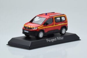 Peugeot Rifter Pompiers Secours Medical Rot Norev 1:43 479070 Metall — Bild 2 von 4