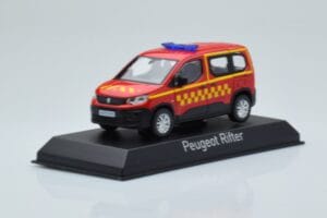 Peugeot Rifter Sapeurs Pompiers Rot Norev 1:43 479071 Metall — Bild 2 von 4