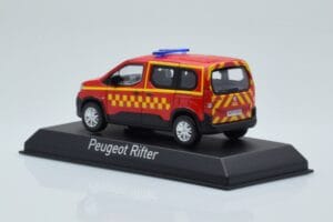 Peugeot Rifter Sapeurs Pompiers Rot Norev 1:43 479071 Metall — Bild 3 von 4