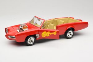 Pontiac GTO Monkeemobile Rot ERTL 1:18 33150 Metall — Bild 2 von 8