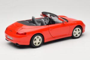 Porsche 911 996 Cabriolet Rot Mira 1:18 6930 Metall — Bild 3 von 8