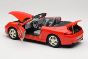 Porsche 911 996 Cabriolet Rot Mira 1:18 6930 Metall — Bild 5 von 8
