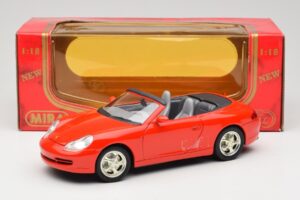 Porsche 911 996 Cabriolet Rot Mira 1:18 6930 Metall — Bild 8 von 8