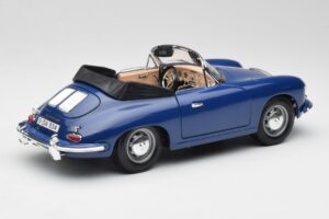Porsche 356B Cabriolet Blau Bburago 1:18 3051 Metall — Bild 3 von 8