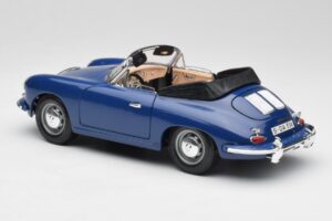 Porsche 356B Cabriolet Blau Bburago 1:18 3051 Metall — Bild 7 von 8