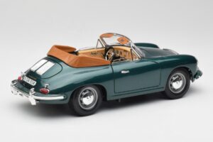 Porsche 356B Cabriolet Grün Bburago 1:18 3051-M1 Metall — Bild 3 von 8