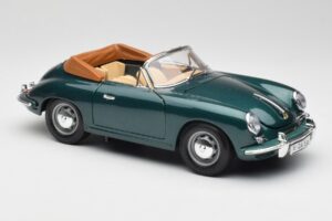 Porsche 356B Cabriolet Grün Bburago 1:18 3051-M1 Metall — Bild 6 von 8