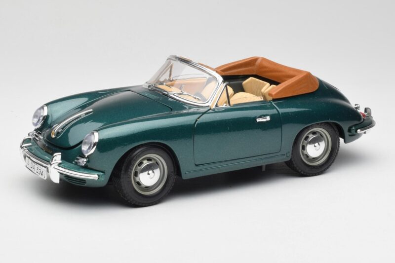 Porsche 356B Cabriolet Grün Bburago 1:18 3051-M1 Metall