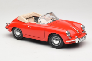 Porsche 356B Cabriolet Rot Tchibo 1:18 45703 Metall — Bild 6 von 8