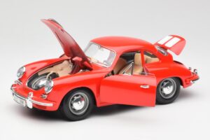 Porsche 356B Rot Bburago 1:18 3021 Metall — Bild 2 von 8