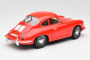 Porsche 356B Rot Bburago 1:18 3021 Metall — Bild 3 von 8