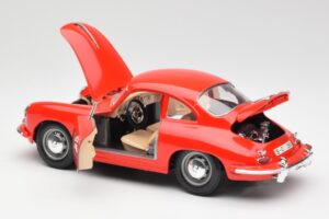 Porsche 356B Rot Bburago 1:18 3021 Metall — Bild 5 von 8