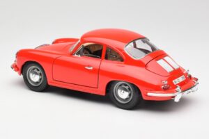 Porsche 356B Rot Bburago 1:18 3021 Metall — Bild 7 von 8