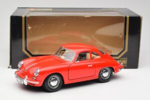 Porsche 356B Rot Bburago 1:18 3021 Metall — Bild 8 von 8
