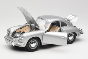 Porsche 356B Silber Bburago 1:18 3021-M1 Metall — Bild 2 von 8