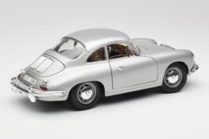 Porsche 356B Silber Bburago 1:18 3021-M1 Metall — Bild 3 von 8