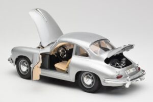 Porsche 356B Silber Bburago 1:18 3021-M1 Metall — Bild 5 von 8