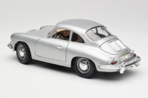 Porsche 356B Silber Bburago 1:18 3021-M1 Metall — Bild 7 von 8