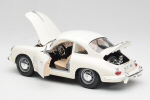 Porsche 356B Weiß Bburago 1:18 3021-M3 Metall — Bild 5 von 8