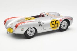 Porsche 550-1500 RS Spyder #55 H. Herrmann Carrera Panamericana 1954 AUTOart 1:18 85470 Metall — Bild 3 von 8