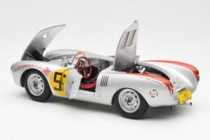 Porsche 550-1500 RS Spyder #55 H. Herrmann Carrera Panamericana 1954 AUTOart 1:18 85470 Metall — Bild 5 von 8