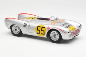 Porsche 550-1500 RS Spyder #55 H. Herrmann Carrera Panamericana 1954 AUTOart 1:18 85470 Metall — Bild 6 von 8
