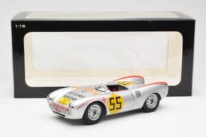 Porsche 550-1500 RS Spyder #55 H. Herrmann Carrera Panamericana 1954 AUTOart 1:18 85470 Metall — Bild 8 von 8