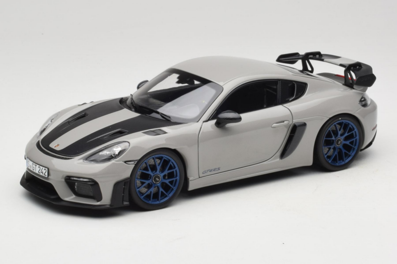 Porsche 718 Cayman 982 GT4 RS Weissach Package Chalk Norev 1:18 187253 Metall