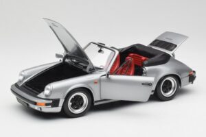 Porsche 911 930 Carrera 3.2 Cabriolet Grau Metallic Minichamps 1:18 100063034 Metall — Bild 2 von 8